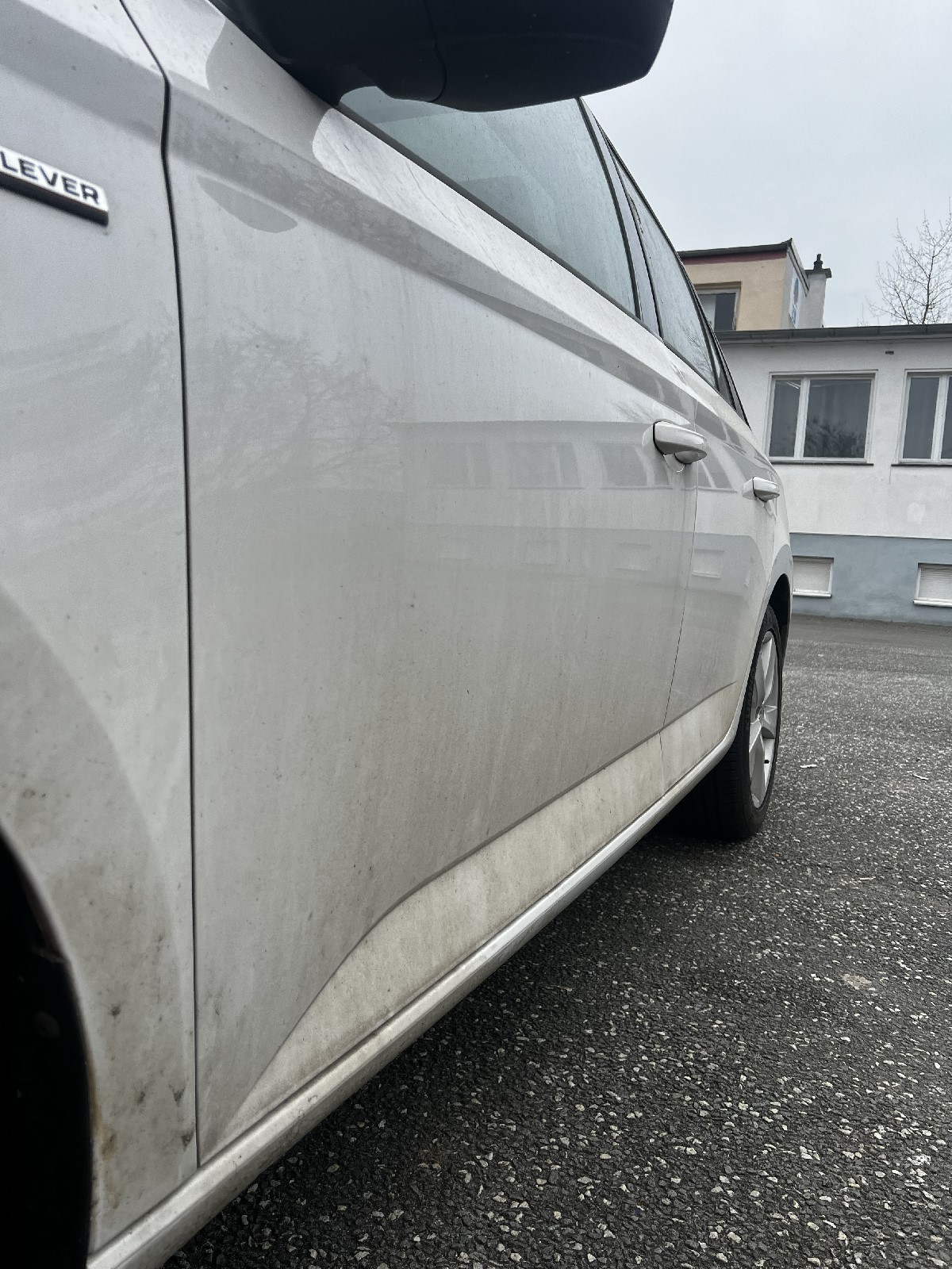 Skoda Außen vorher – dreckig